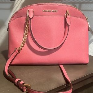 Pink and Gold Micheal Kora purse